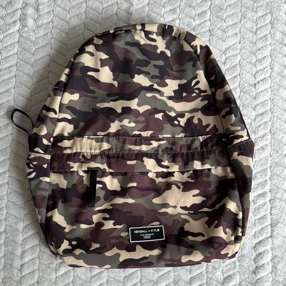 Kendall & Kylie Brown Tan Backpack